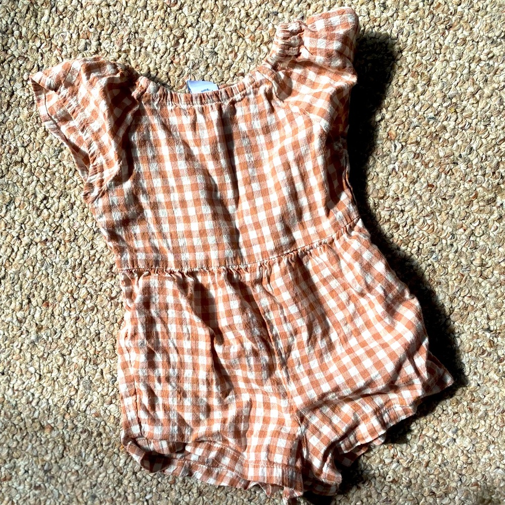 Baby girl gingham one piece